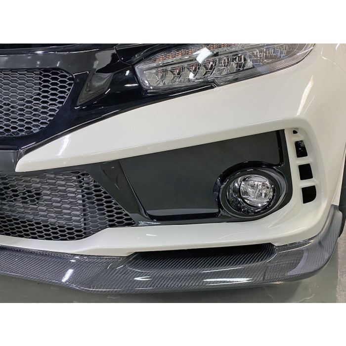 AERO BUMPER FRONT [CARBON] FK8 LATE MODEL (HONDA SENSING EQUIPPED)