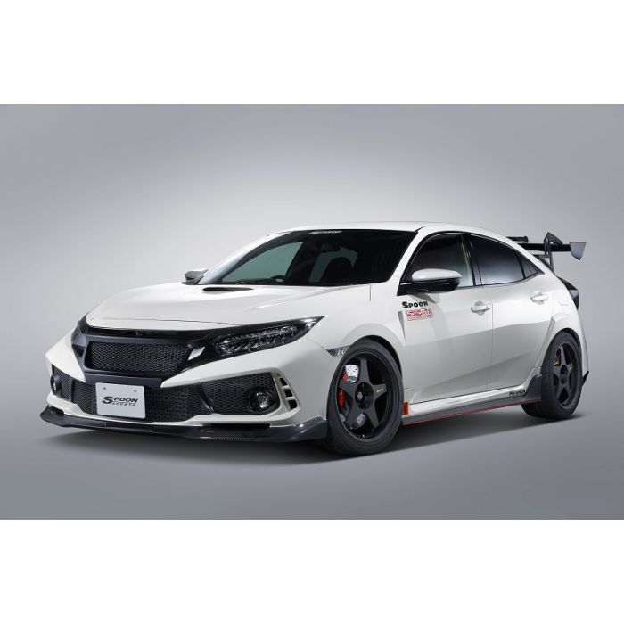 AERO BUMPER FRONT [CARBON] FK8 LATE MODEL (HONDA SENSING EQUIPPED)